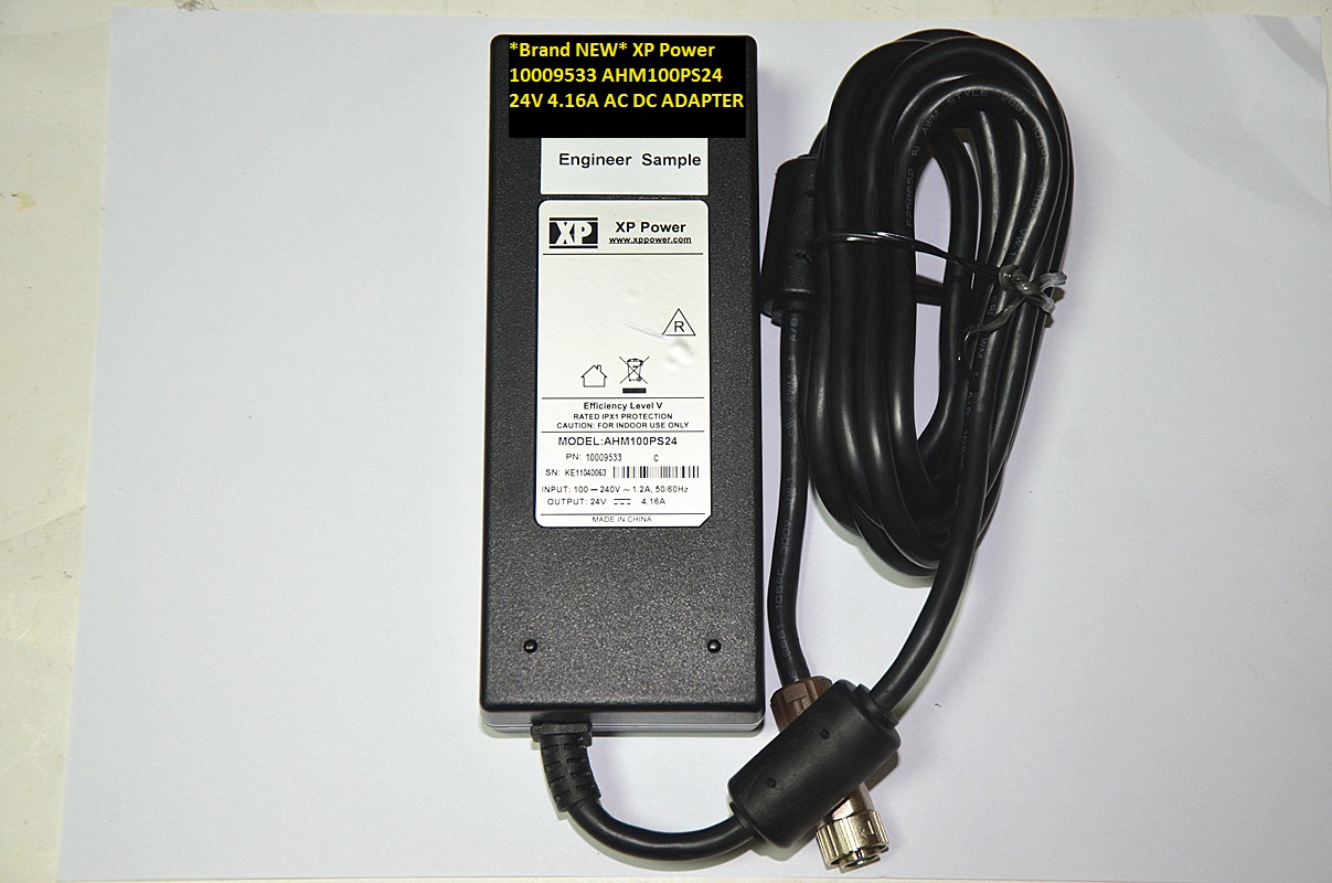 *Brand NEW* XP Power 24V 4.16A 10009533 AHM100PS24 AC DC ADAPTER
